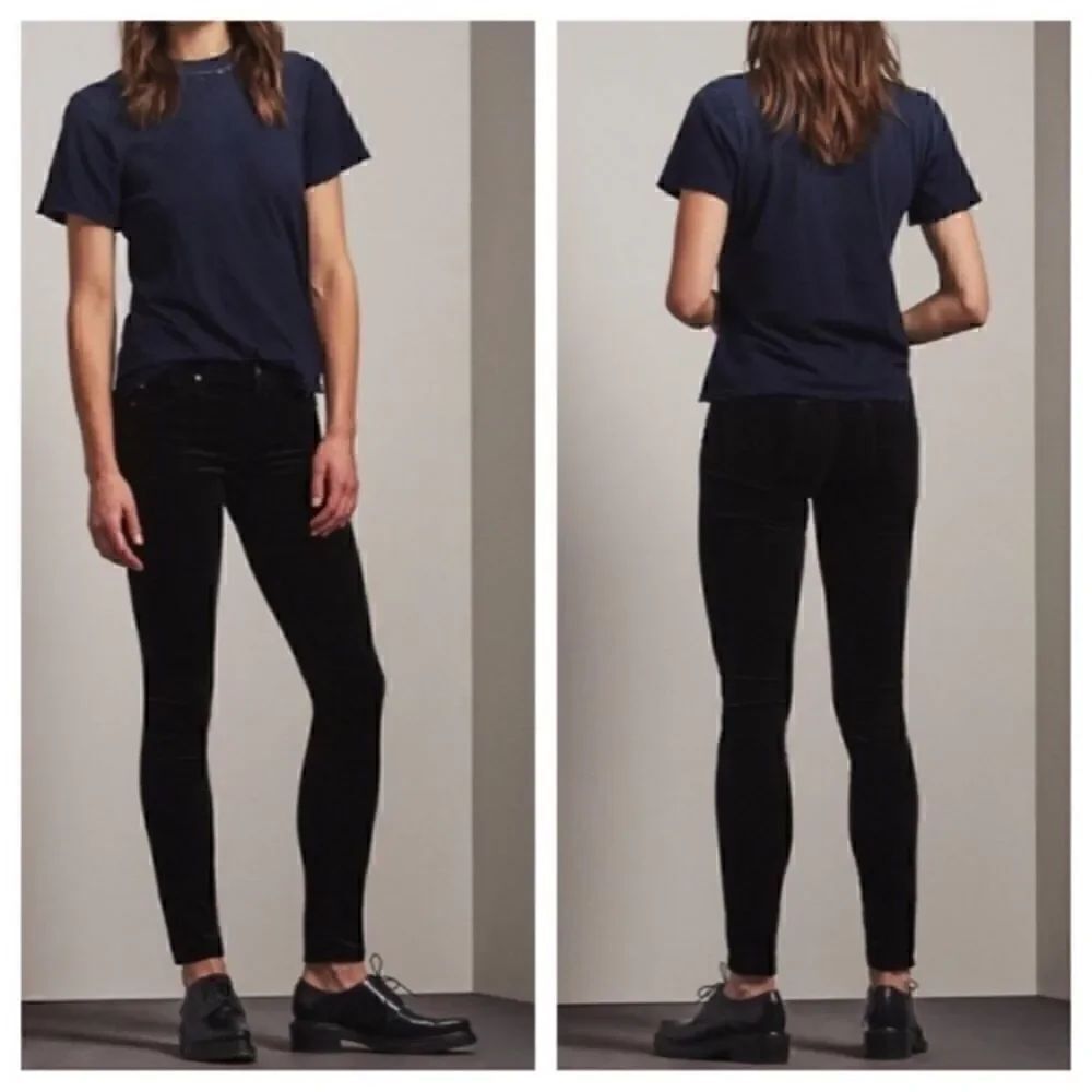 AG Adriano Goldschmied Velour Super Skinny The Legging